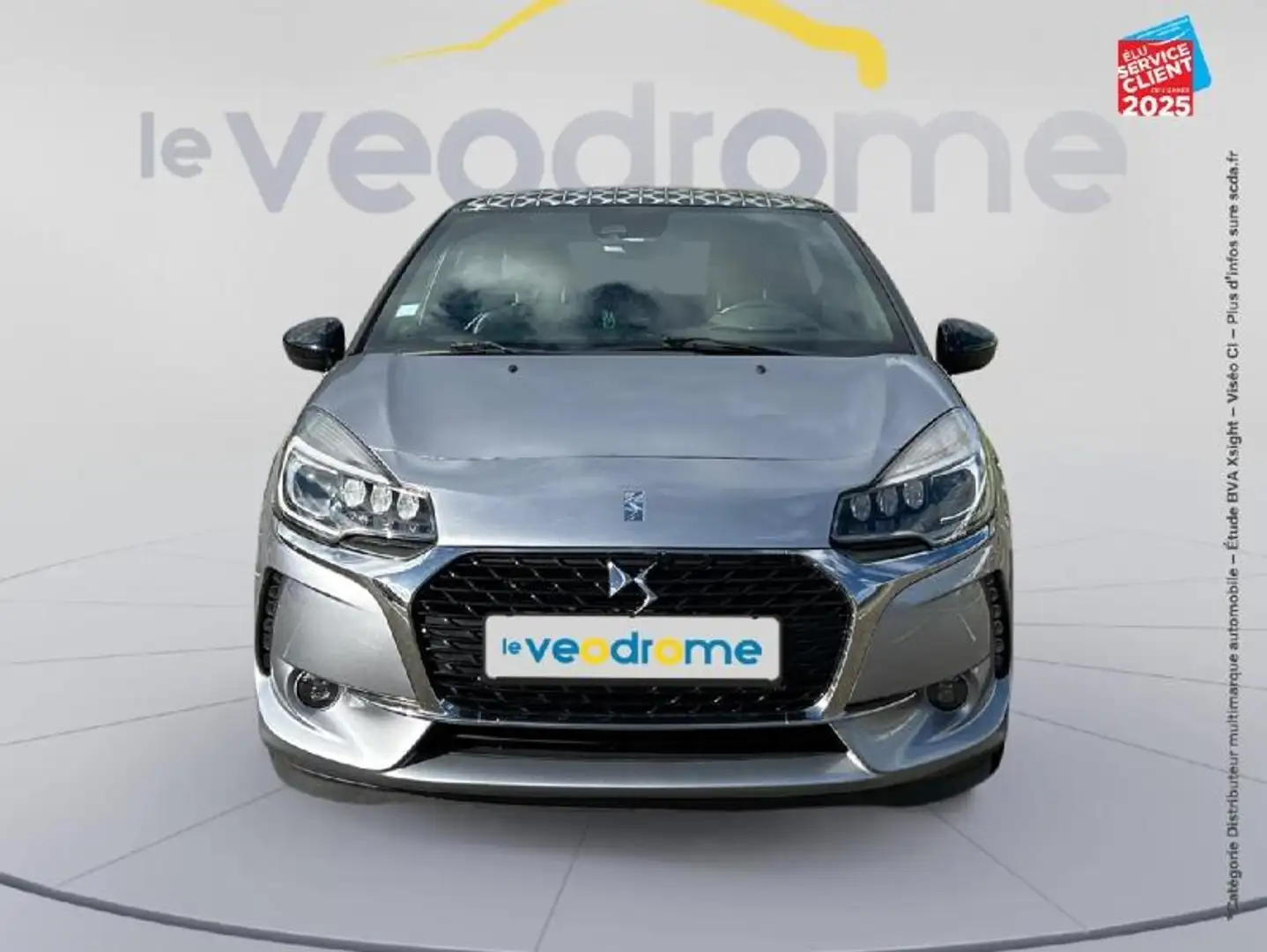 DS Automobiles DS 3 PureTech 110ch Forever Automatique GPS Camera Carplay Gris - 2