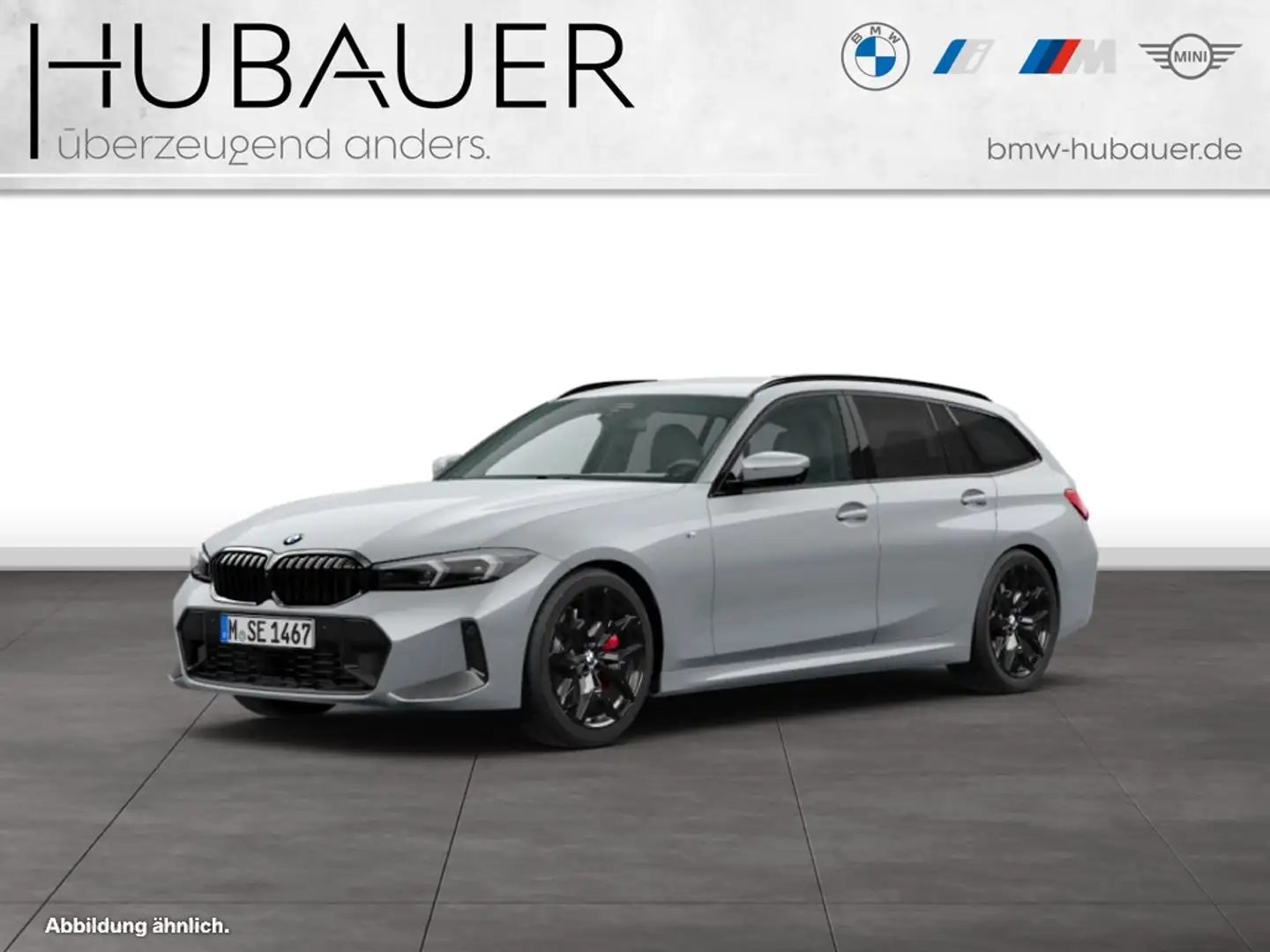 BMW 320 d xDrive Touring [M Sport, HUD, AHK, ACC, 19" LMR] Grau - 1