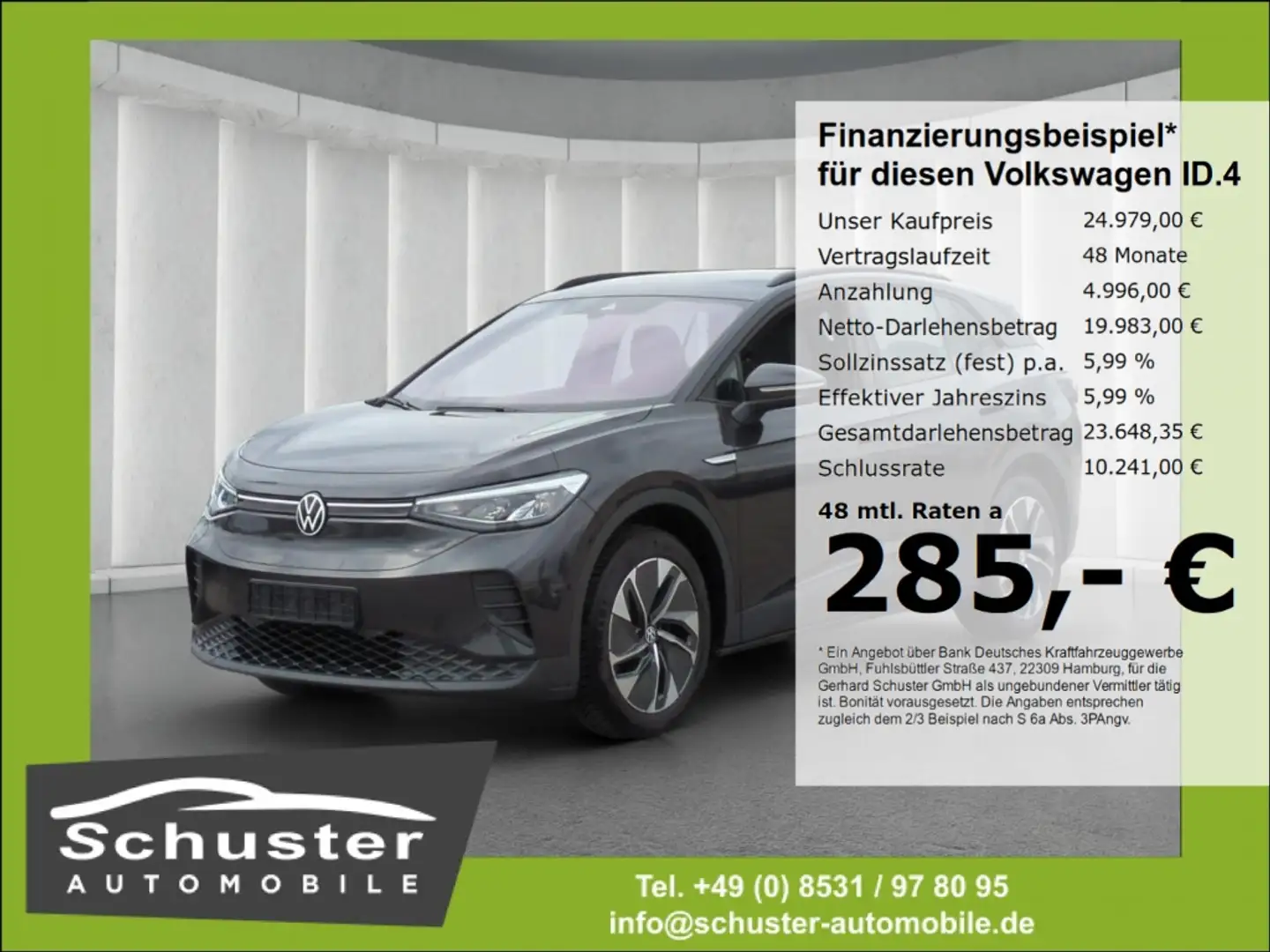 Volkswagen ID.4 Pure*Navi R-Kam Keyless Alarm LED SHZ 19* Grau - 1