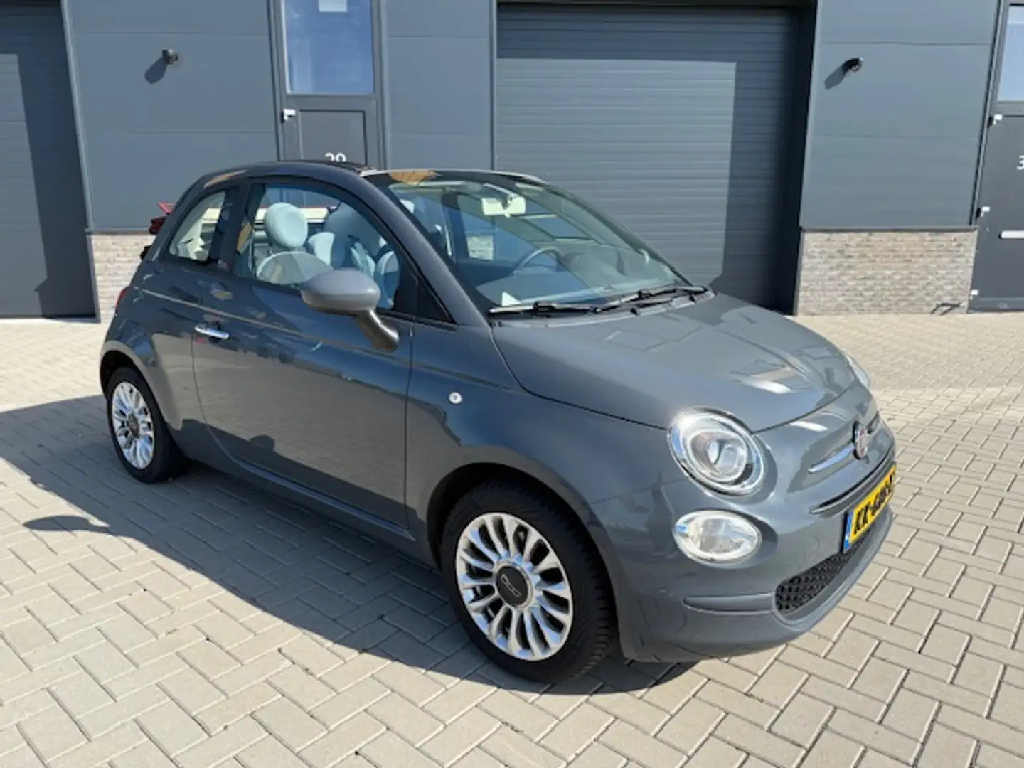 Fiat 500C 1.2 Popstar Cabrio / Airco / Lm Velgen Grijs - 1
