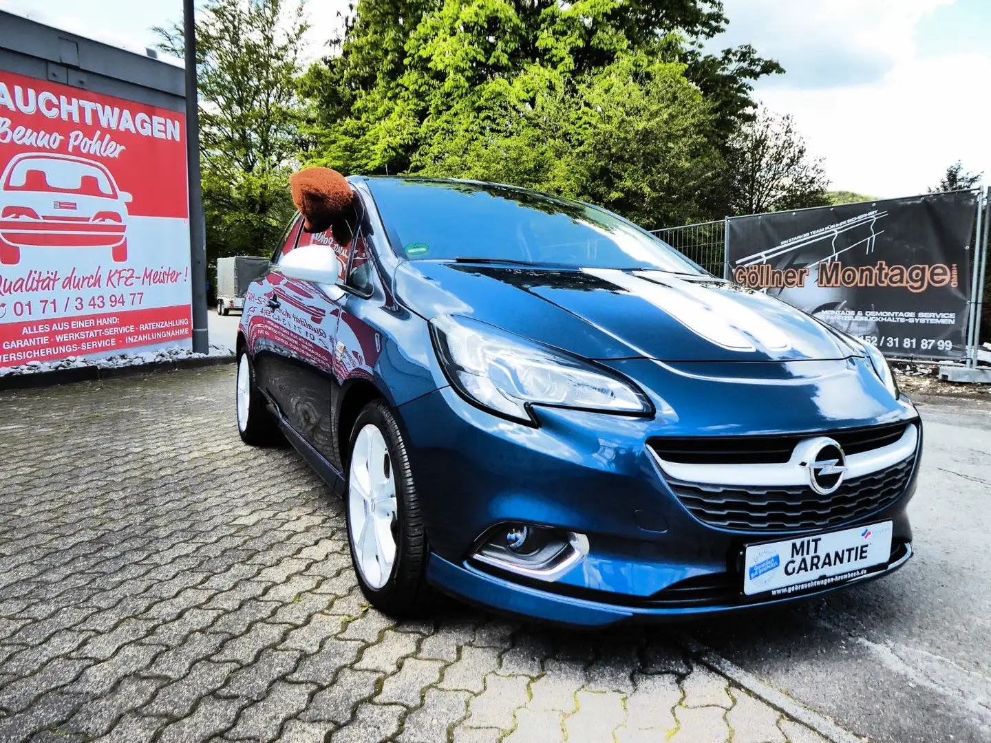 Opel Corsa E 1.4 Turbo Color Edition Scheckheft Blau - 1