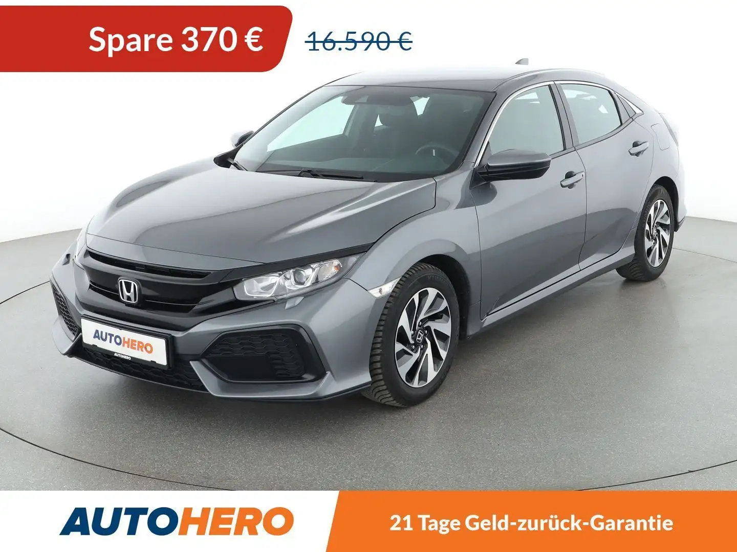Honda Civic 1.0 VTEC Comfort*SPUR*ACC*PDC*SHZ*KLIMA* Gris - 1