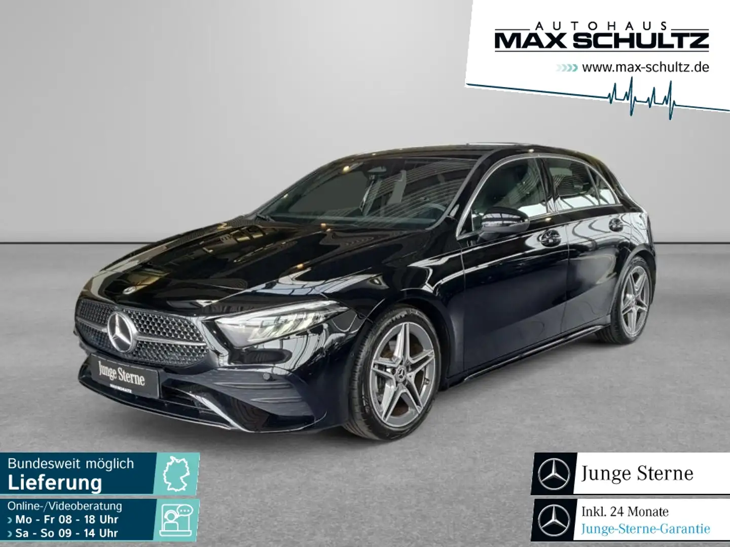 Mercedes-Benz A 200 Kompaktlimousine AMG*LED*SpurH*PDC*RFK*AHK Schwarz - 1