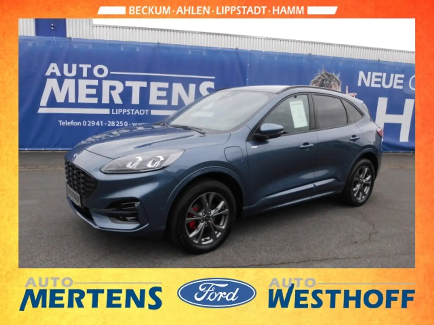Ford Kuga Plug-In Hybrid ST-Line X Navi+Kamera+LED+B & O+ Bleu - 1