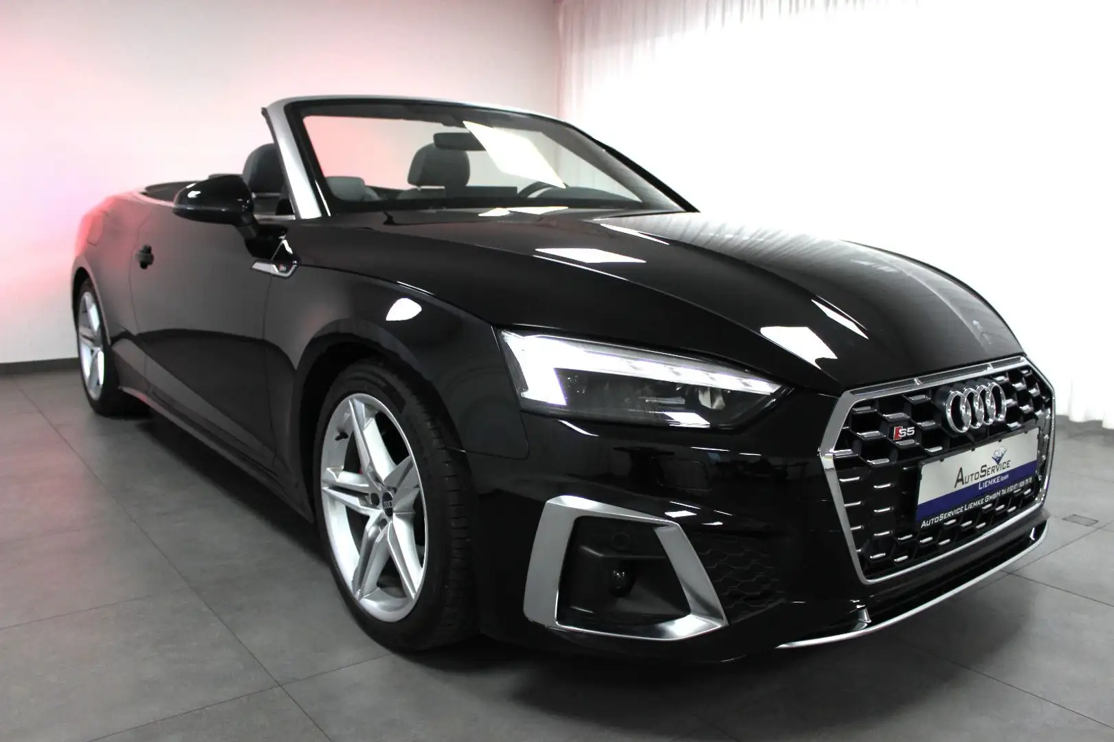 Audi S5 Cabriolet 3.0 quattro AHK LED SHZ CarPlay DAB Schwarz - 1