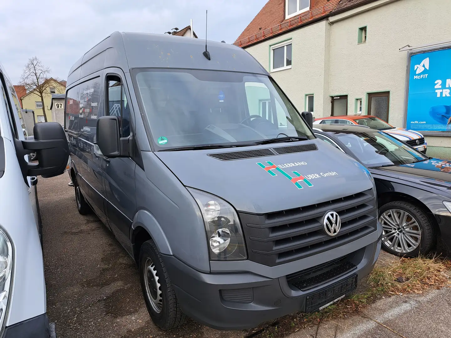 Volkswagen Crafter L2H2 AHK Klima Regaleinbauten Scheckheftgeplegt! Grau - 1