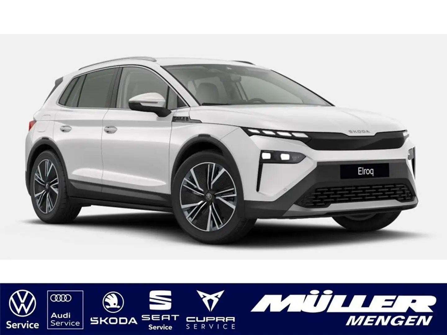 Skoda Elroq 85 Loft Plus|AHK|Wärmepumpe|Transp.|Winter Weiß - 1