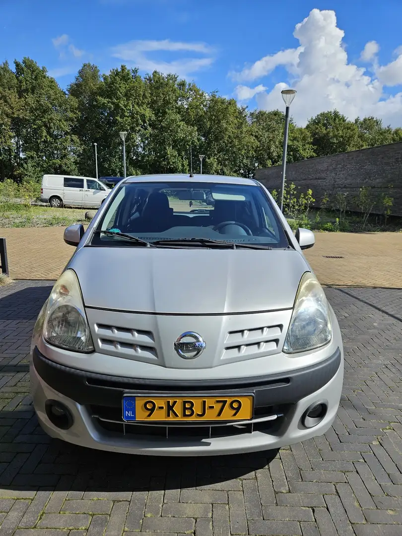 Nissan Pixo 1.0 Acenta Airco 5D 2010 grijs 50KW Grijs - 1