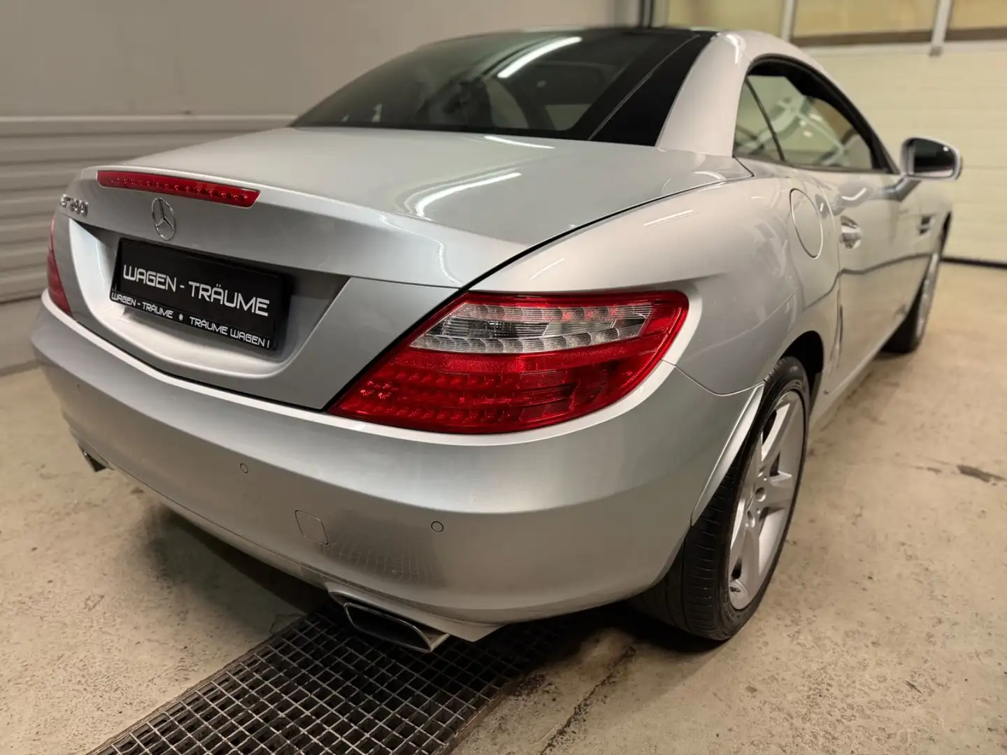 Mercedes-Benz SLK 200 Roadster nur 21.TKM-Automatik-1.Hand Silber - 2