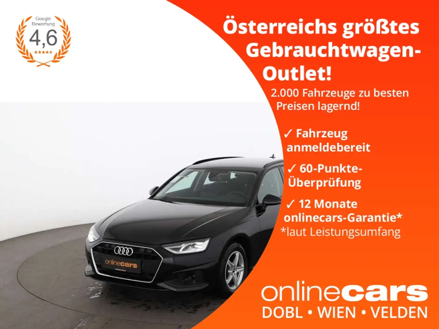 Audi A4 Avant 30 TDI Aut LED NAVI SITZHZG ASSIST TEMP Noir - 1