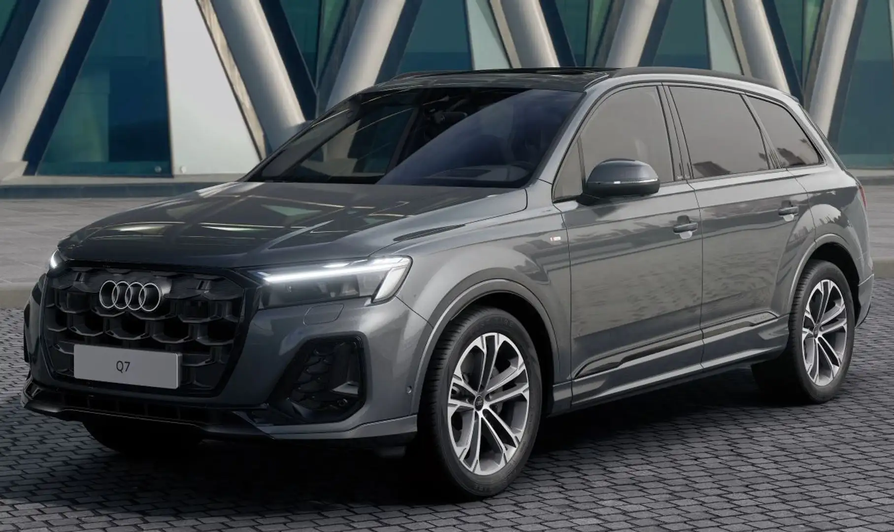 Audi Q7 50TDI qu S LINE BLACK HUD AHK PANO 7-SITZER Grau - 1