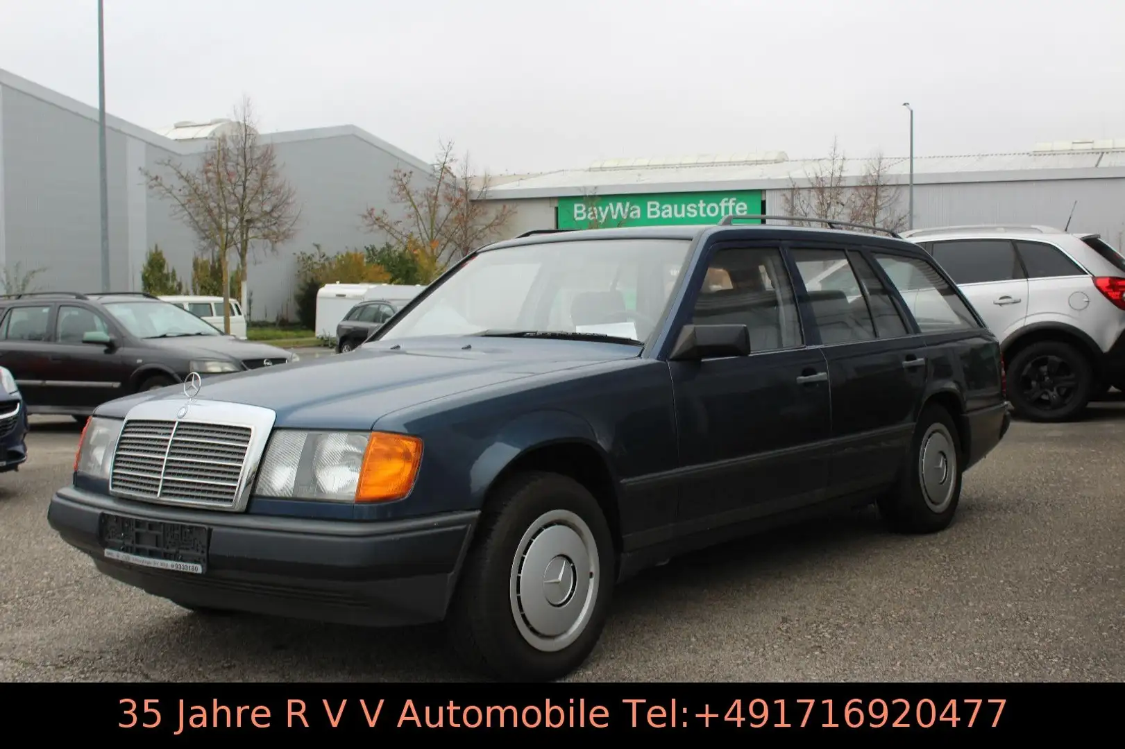 Mercedes-Benz E 230 E, Oldtimer, 1.Hand, Schiebedach, TÜV neu Blau - 1