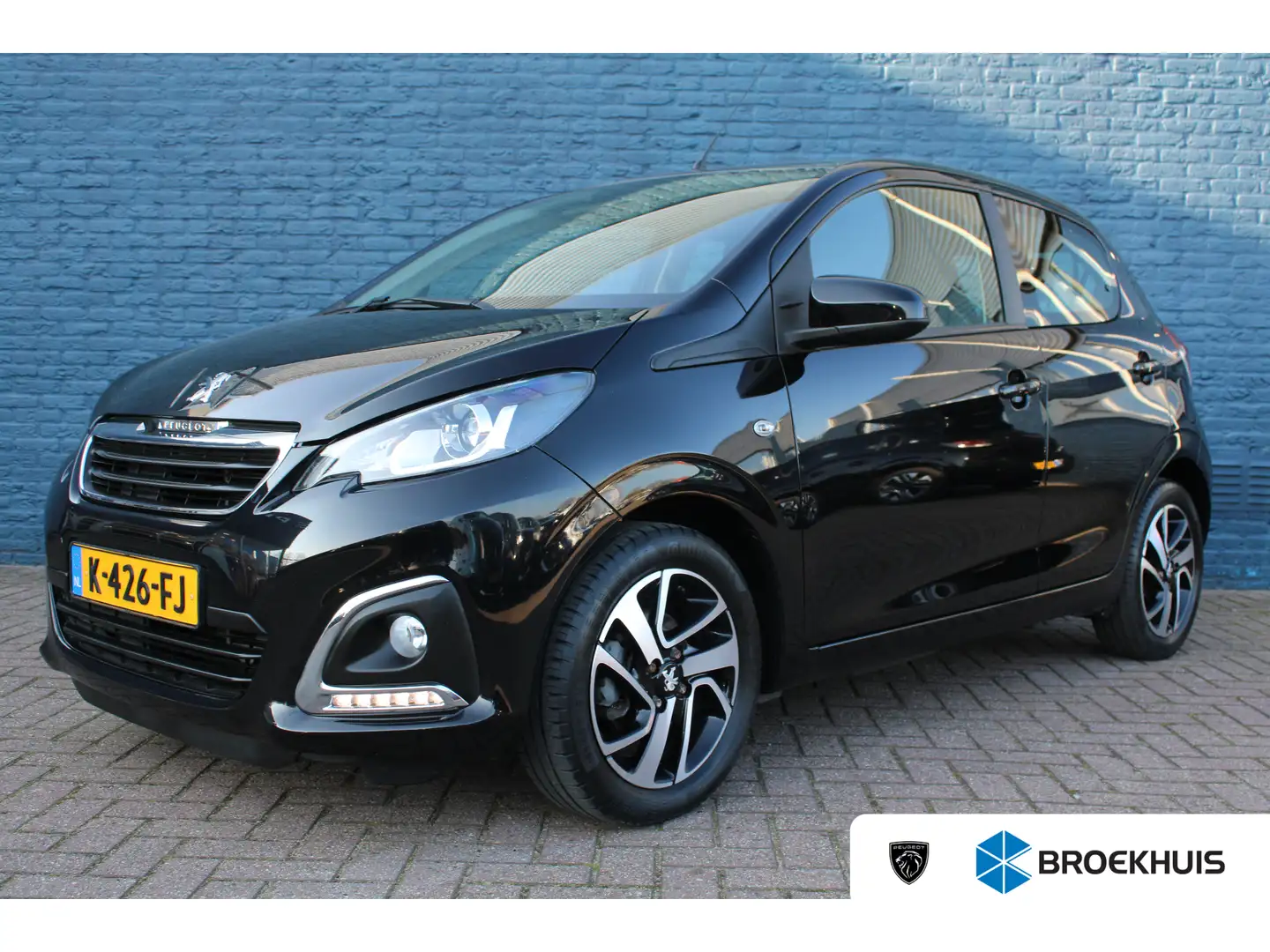 Peugeot 108 1.0 e-VTi Allure | Navi by app | Apple Carplay | L Zwart - 1