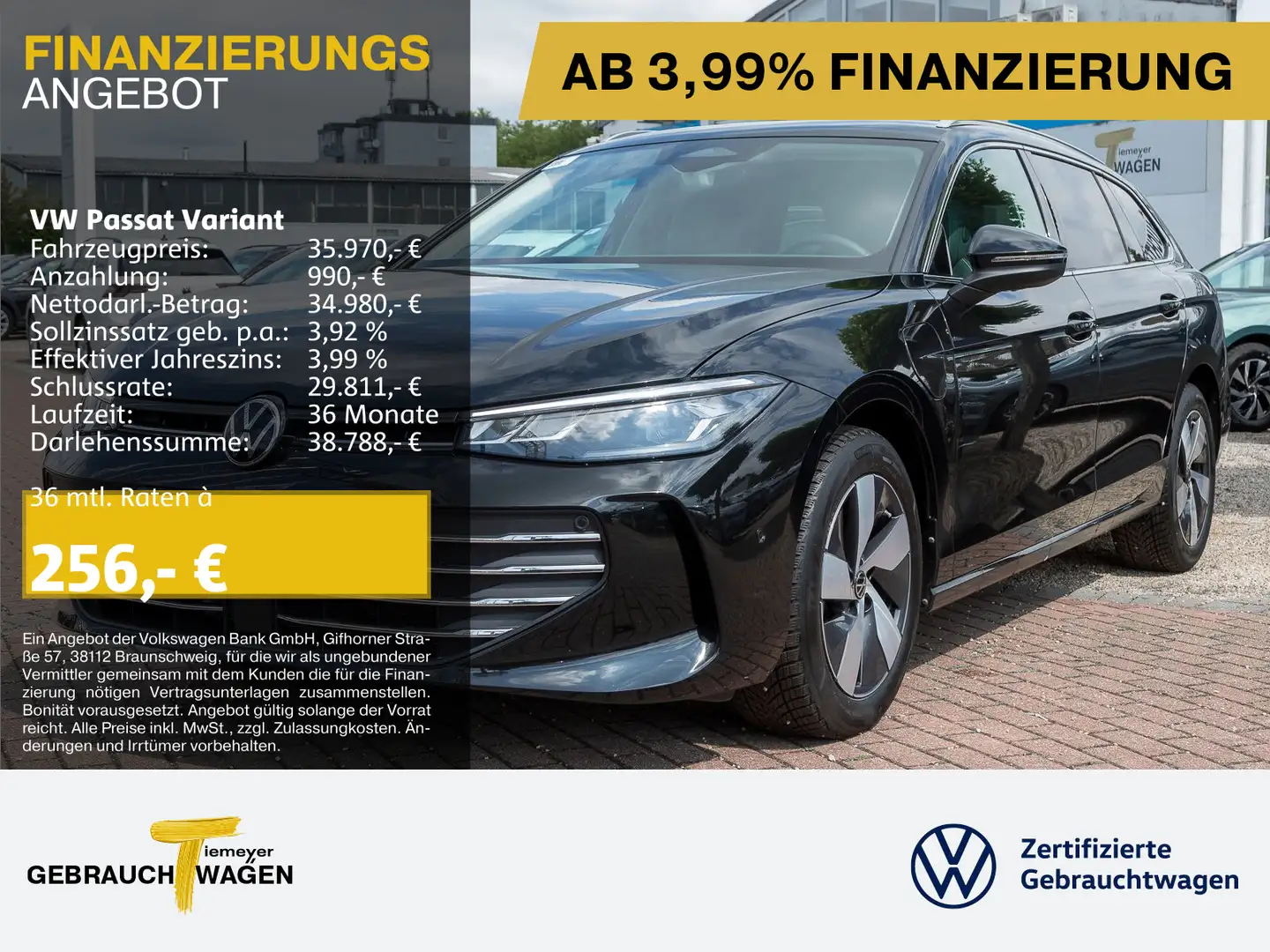 Volkswagen Passat Variant 1.5 eHybrid BUSINESS LED LM18 AHK Schwarz - 1