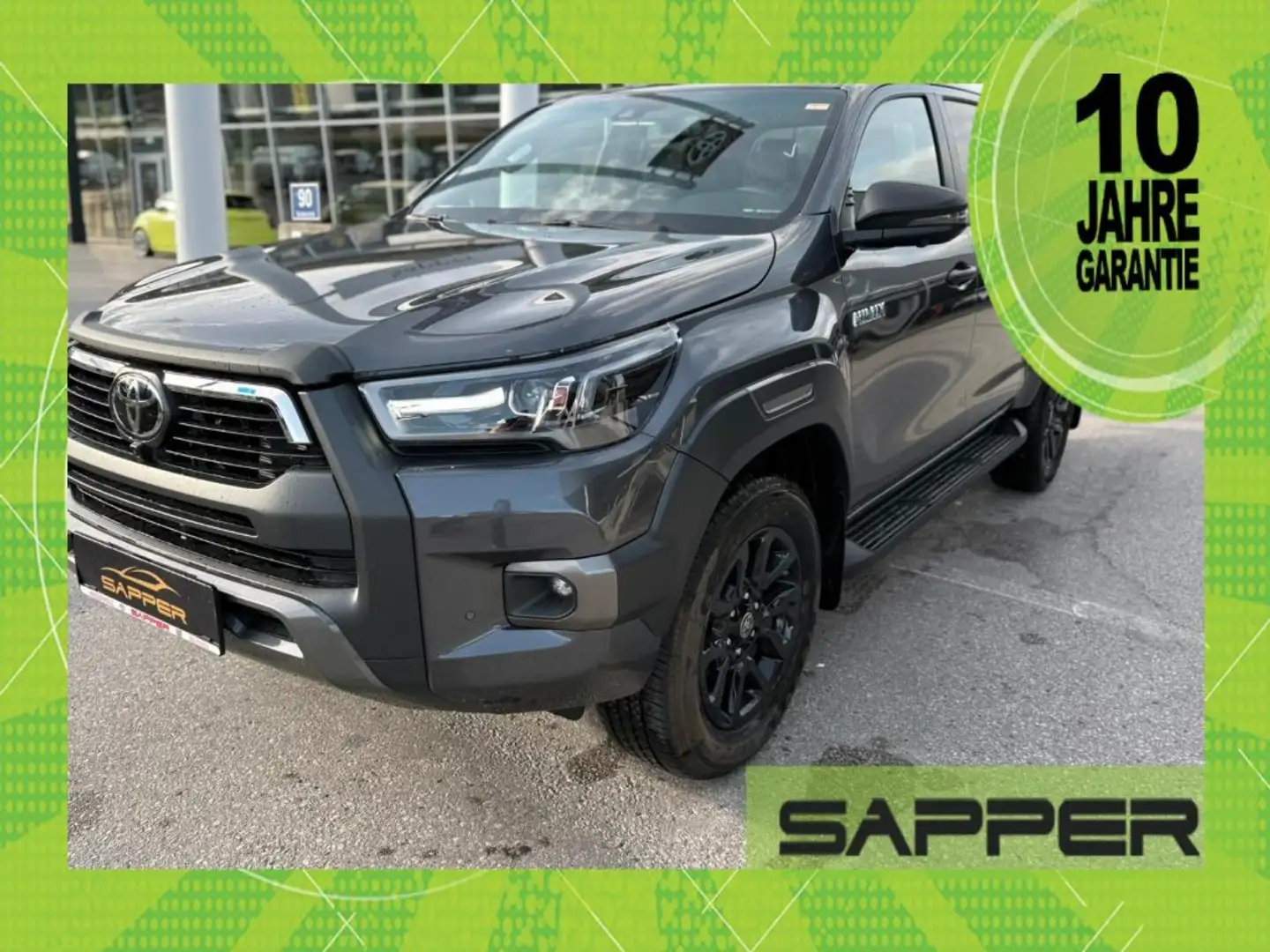 Toyota Hilux DK Invincible 4WD 2,8 D-4D MHEV Aut. Grau - 1