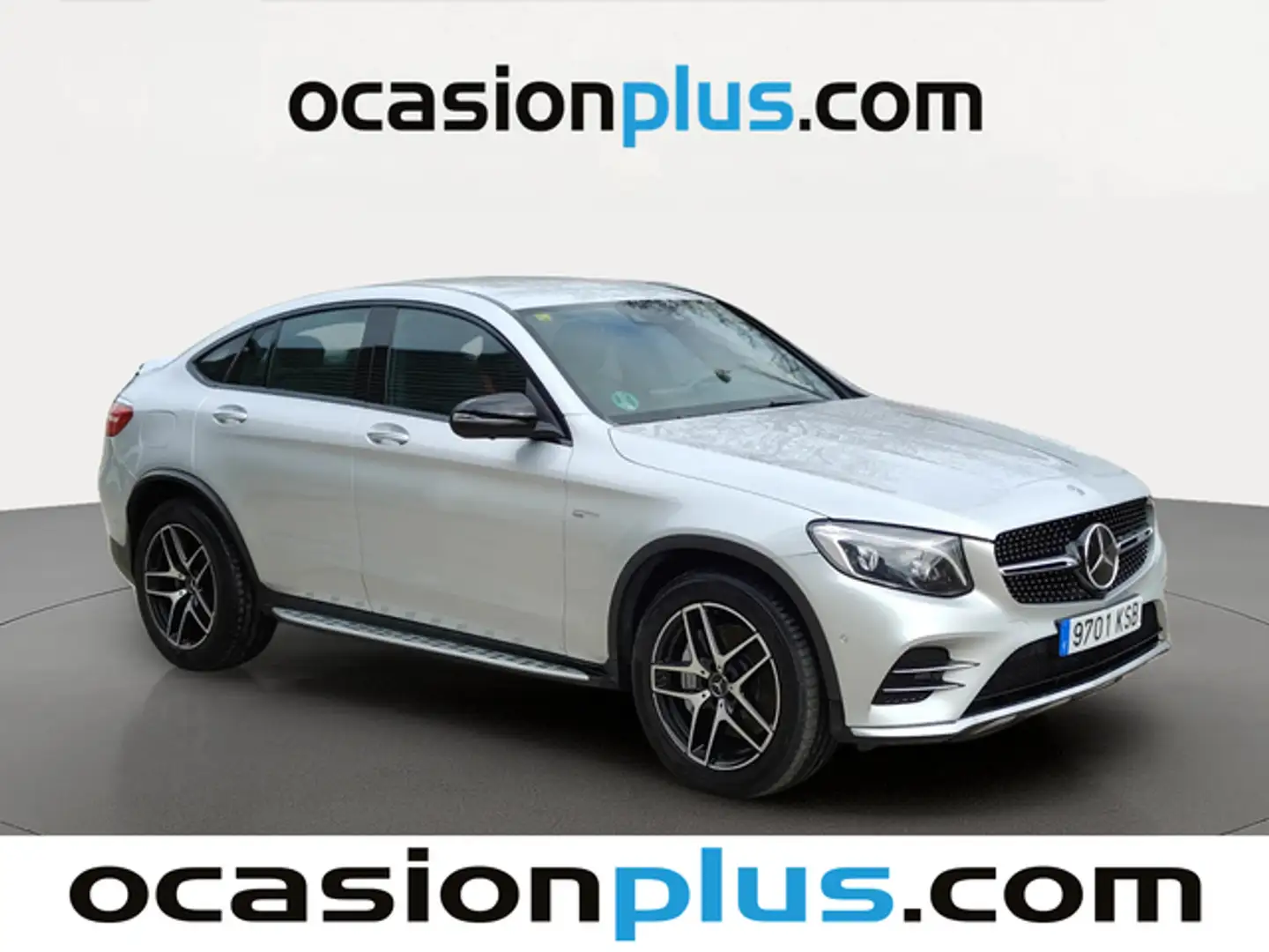 Mercedes-Benz GLC 43 AMG Coupé 4Matic Aut. Plateado - 2