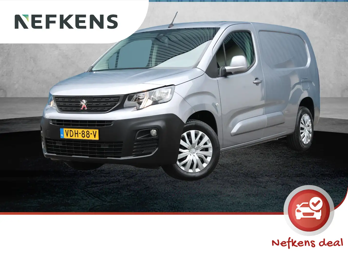 Peugeot Partner 130PK HDI Asphalt Long L2H1 | AUTOMAAT | Apple Car Grijs - 1