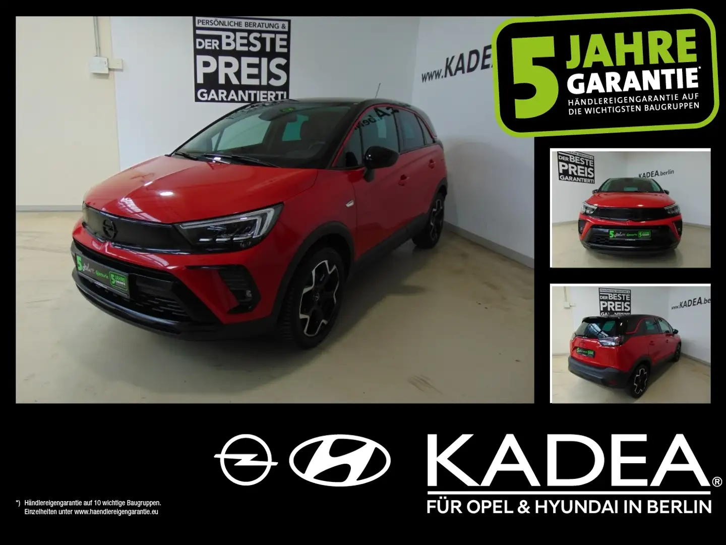 Opel Crossland 1.2 LED+Sitzheizung.+KlimaA,PDC,Carplay Schwarz - 1
