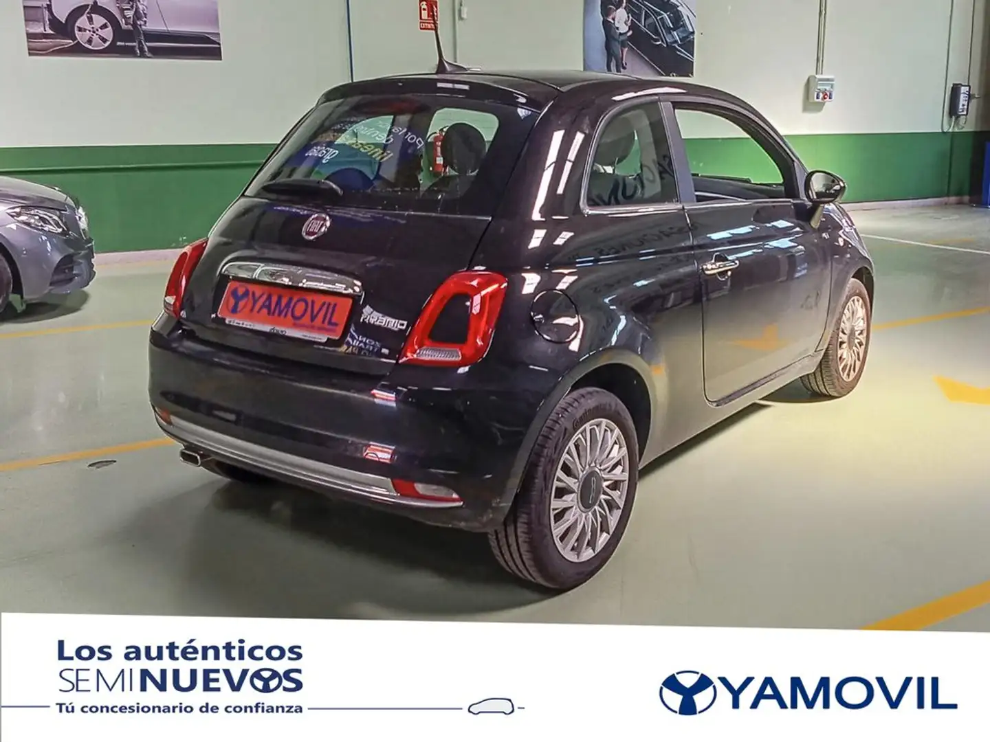 Fiat 500 1.0 Hybrid Dolcevita 52kW Negro - 2