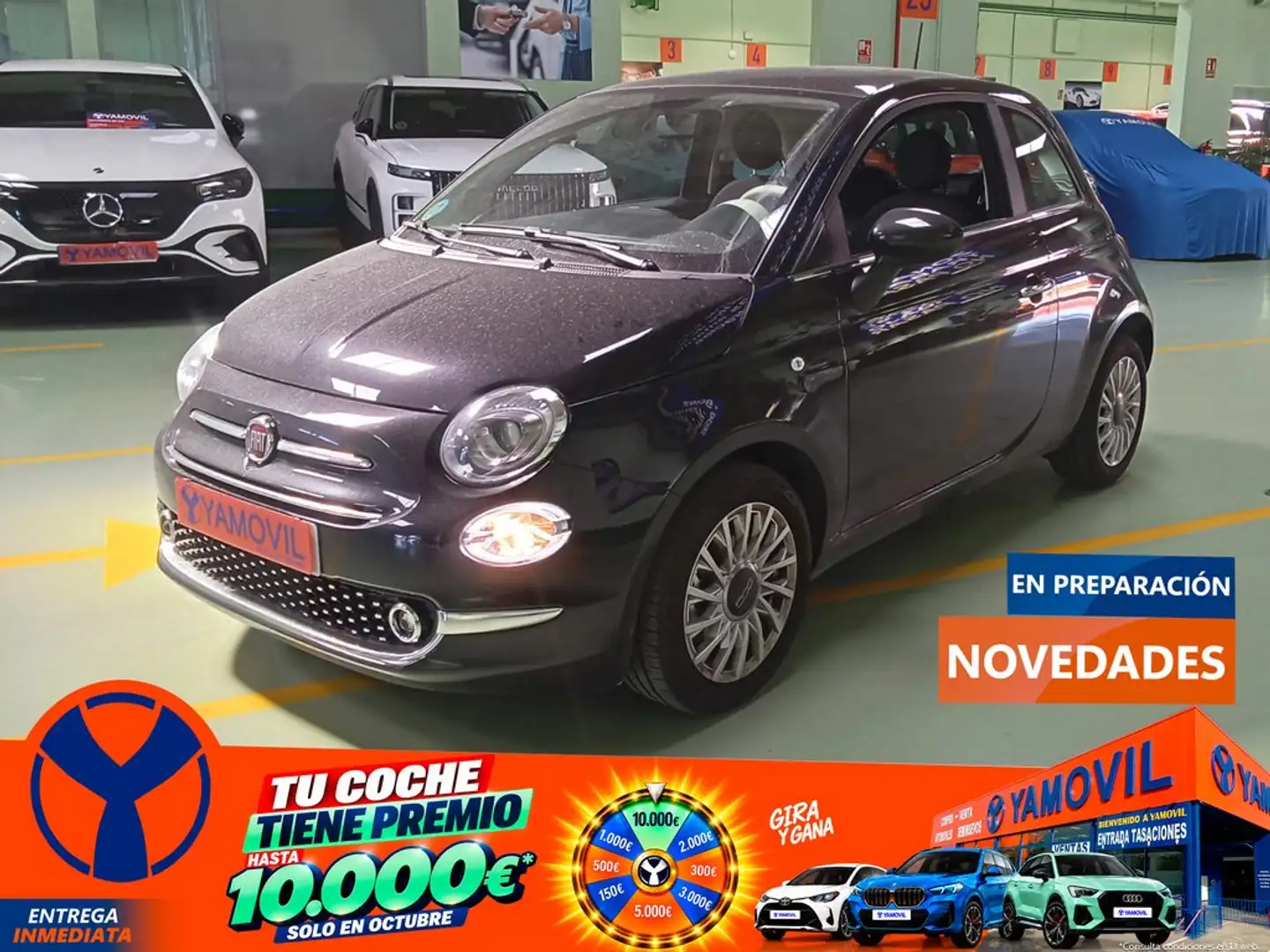 Fiat 500 1.0 Hybrid Dolcevita 52kW Negro - 1