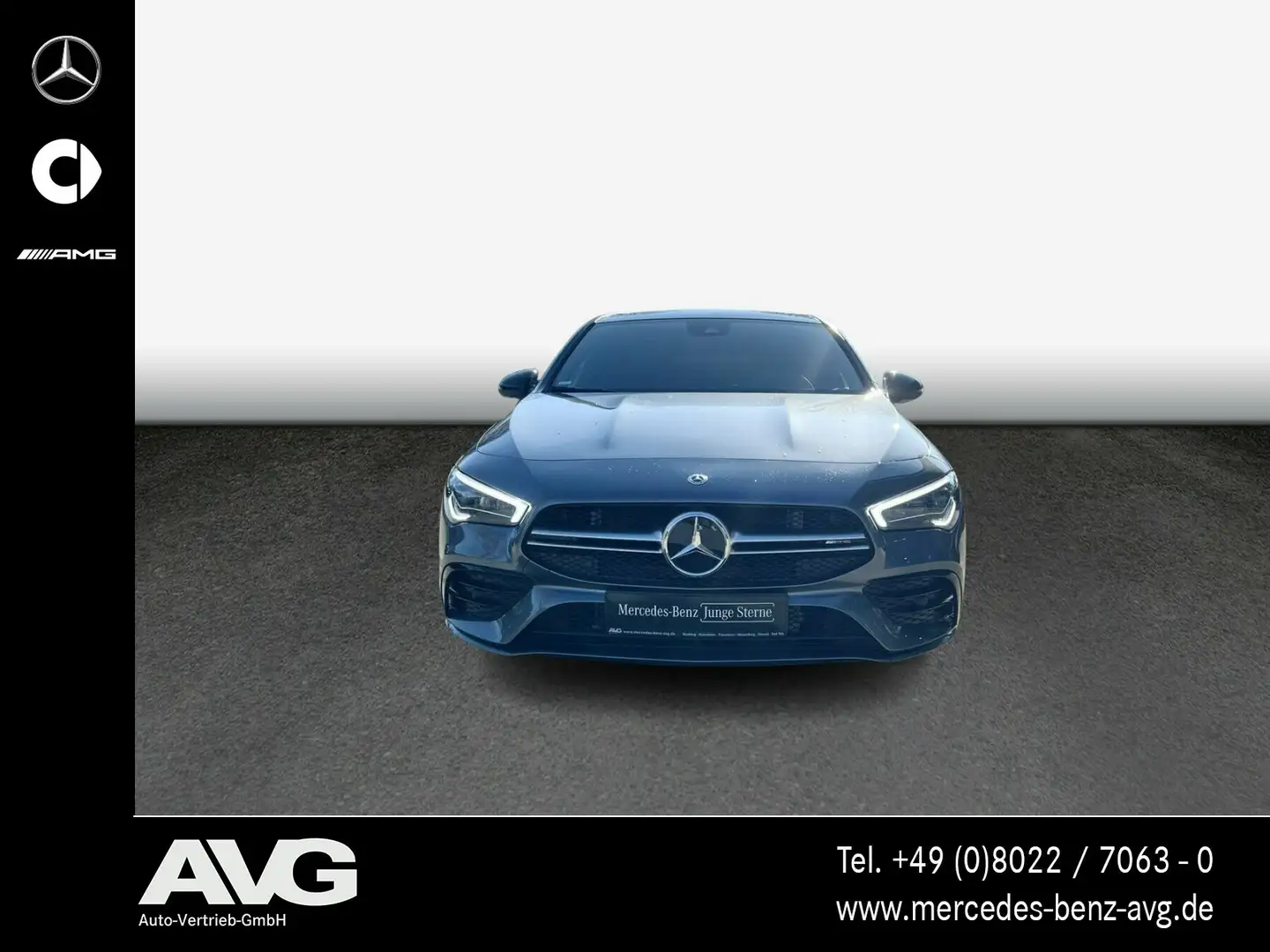 Mercedes-Benz CLA 35 AMG Mercedes-AMG CLA 35 SB NIGHT|PANO|RFK|MBEAM|AHK Сірий - 2