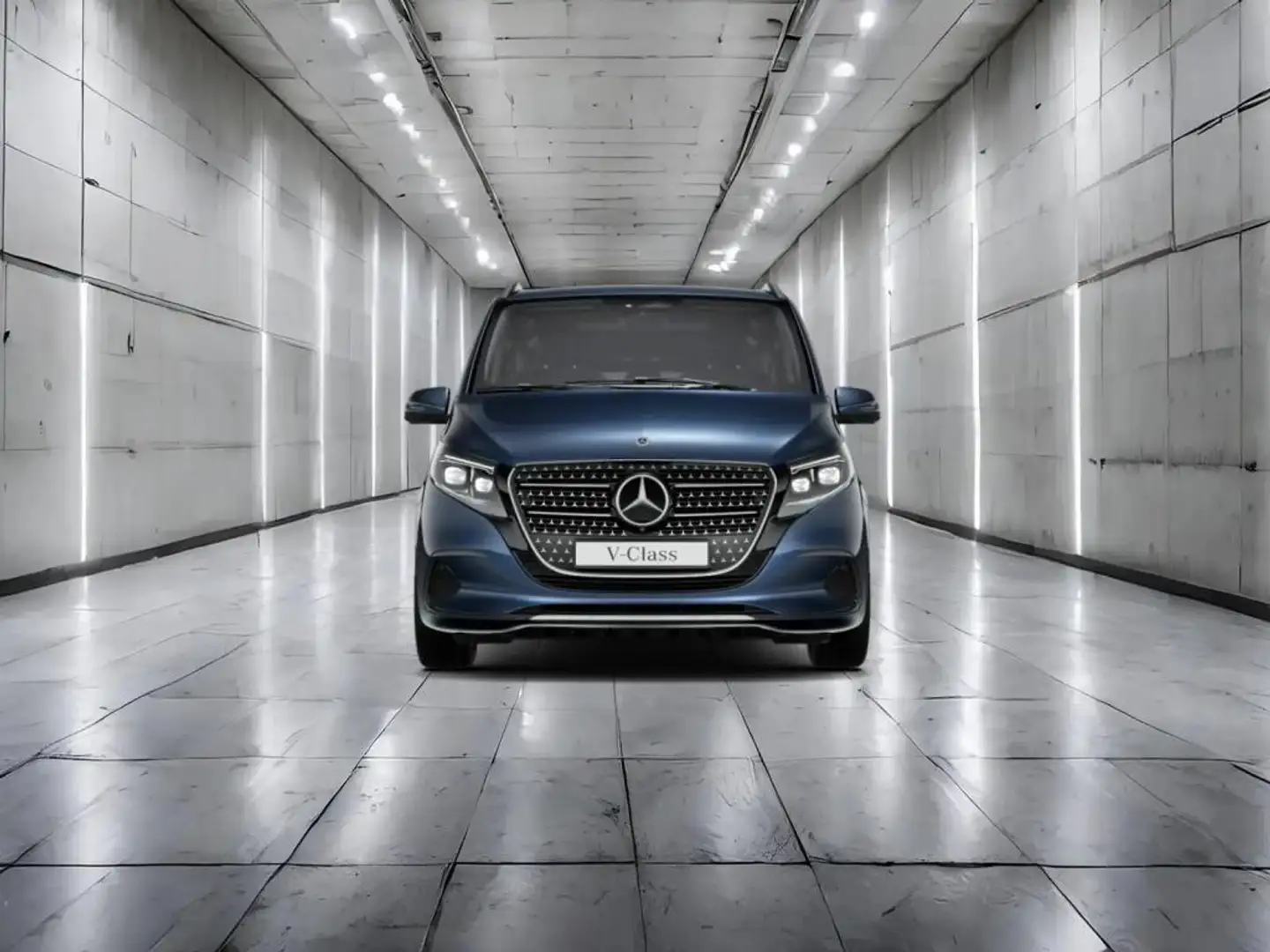 Mercedes-Benz V 250 AVANTGARDE NAVI+PANO+DISTRON+AHK+STHZ+360° Blau - 2