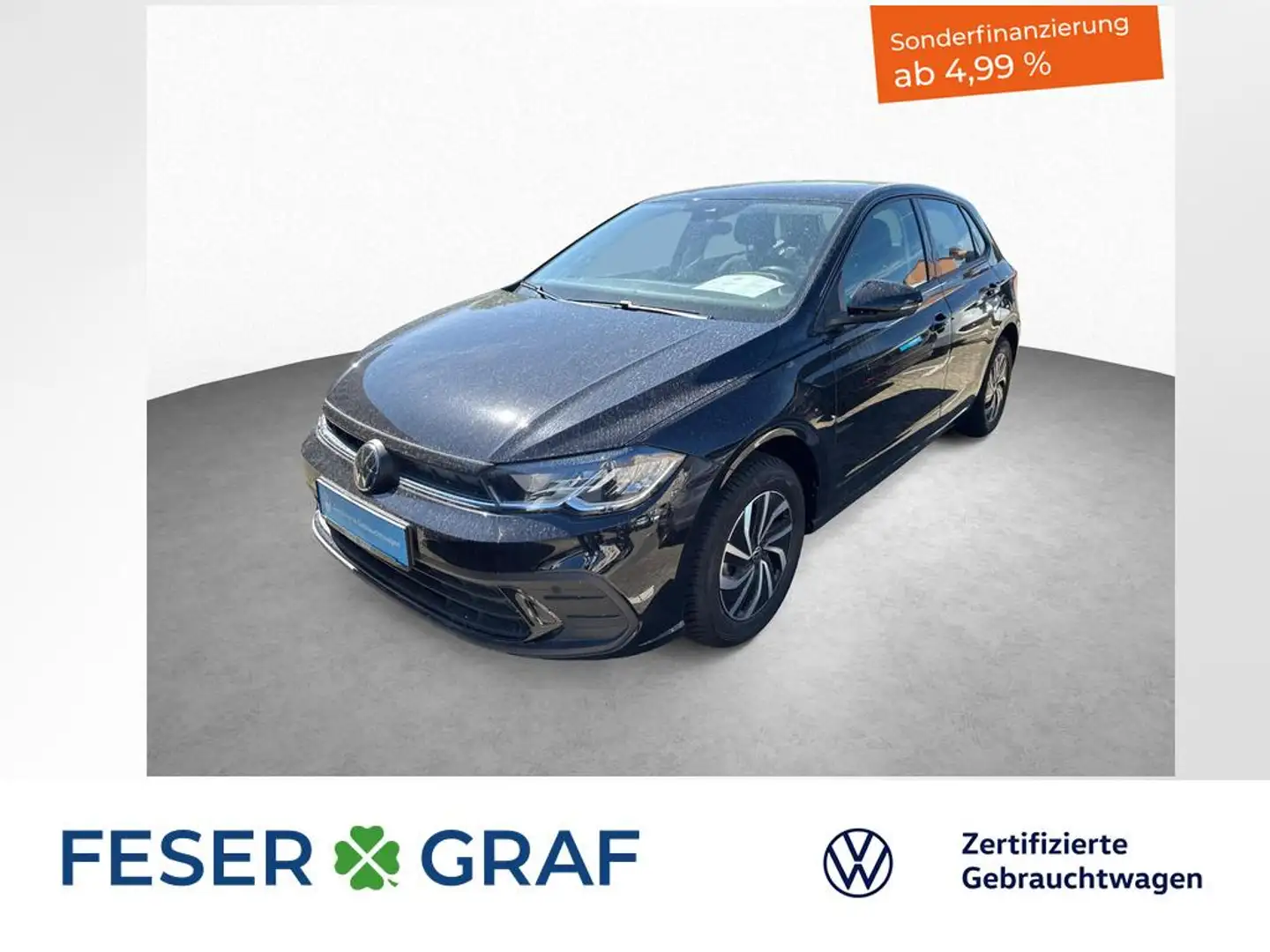 Volkswagen Polo Life 1.0 TSI 5-Gang NAVI GJR Noir - 1
