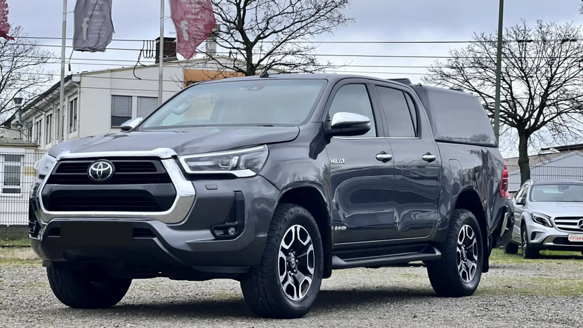 Toyota Hilux Double Cab Duty 4x4 RHD 75Miles Szürke - 2