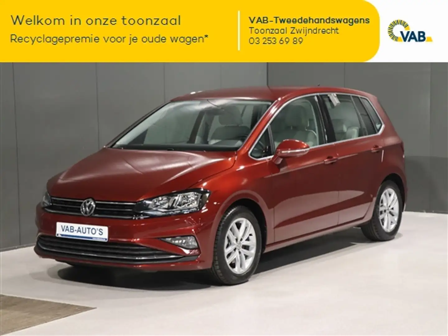 Volkswagen Golf Sportsvan 1.5 tsi act highline opf dsg Red - 1