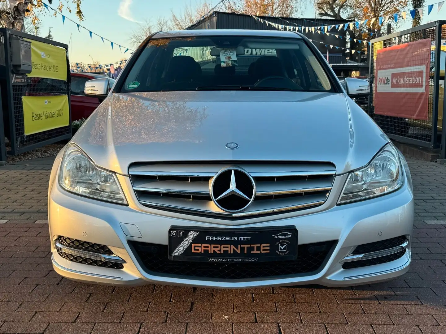 Mercedes-Benz C 180 ELEGANCE*AUT.*NAVI*TEMP.*SHZ*PDC*2.HD* Silber - 2