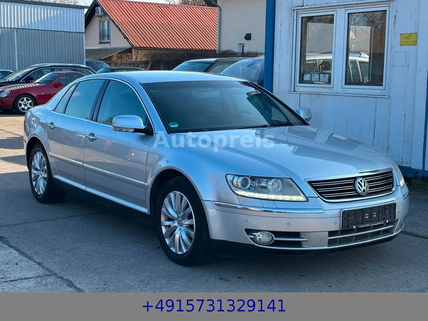 Volkswagen Phaeton V6 TDI 4Motion Klima Leder Navi PDC STHZ Stříbrná - 1