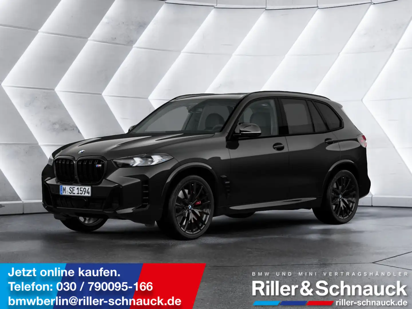 BMW X5 M 60i xDrive SITZBELÜFTUNG LED PANO 360° Noir - 1