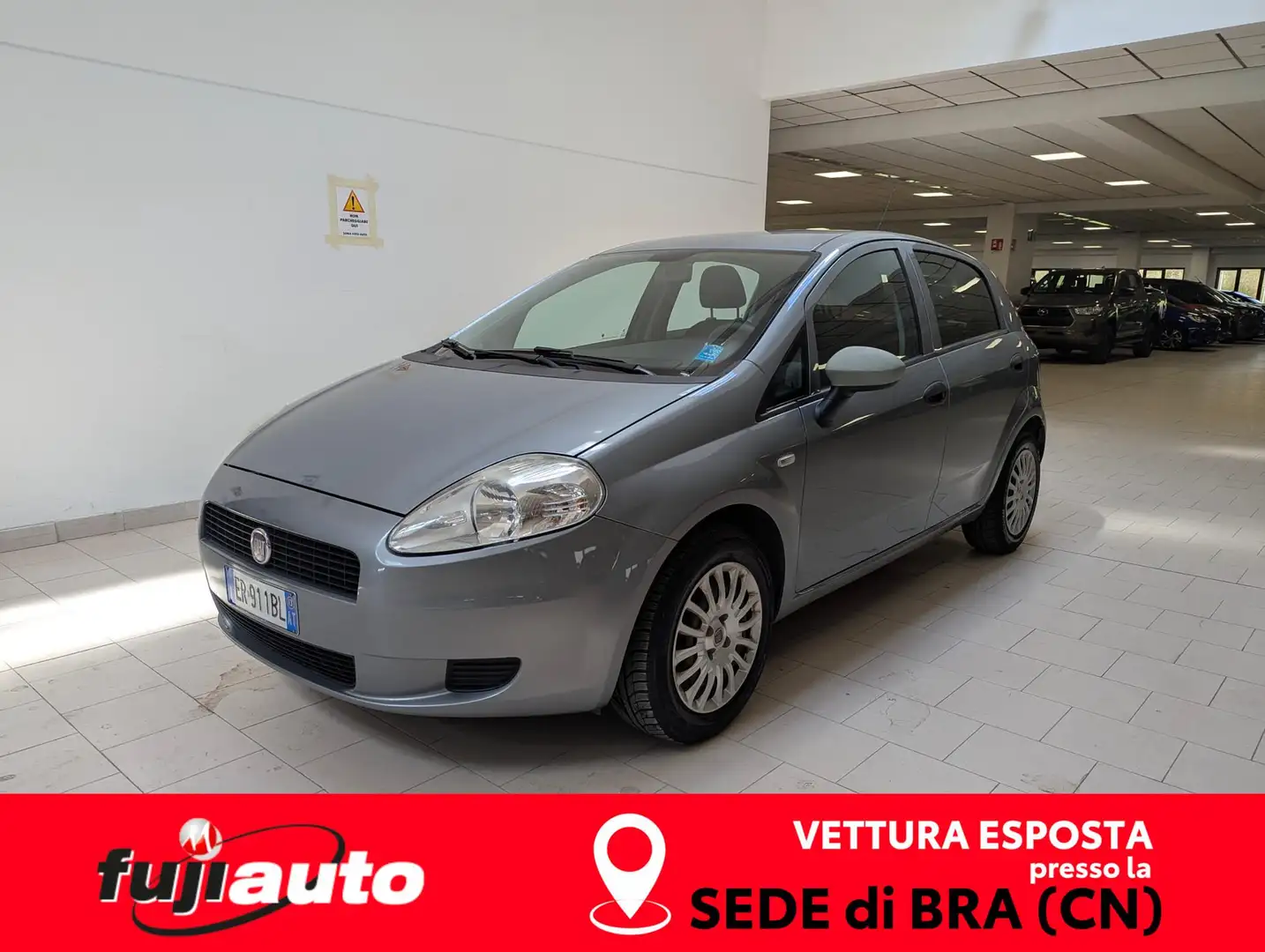 Fiat Punto Punto 5p 1.3 mjt II 16v Lounge 75cv my13 Grigio - 1