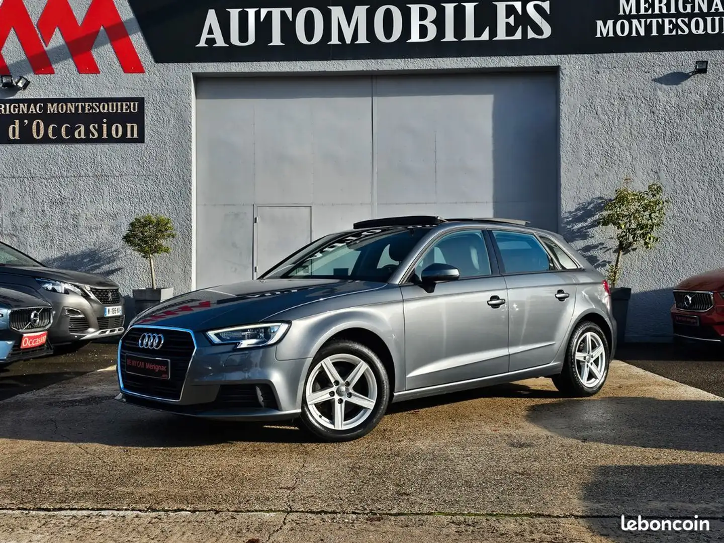 Audi A3 Superbe tdi cuir toit ouvrant 1°main 60420kms Gris - 1