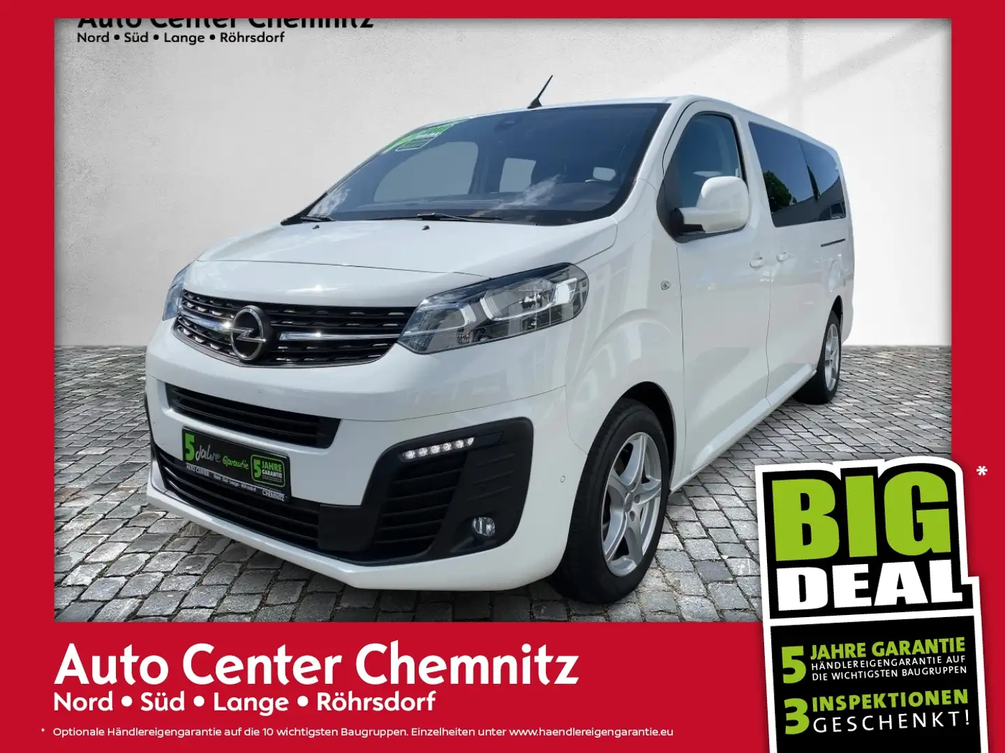 Opel Zafira Life 1.5D Edition L 8Sitze/AHK/SHZ/PDC/KAM Weiß - 1