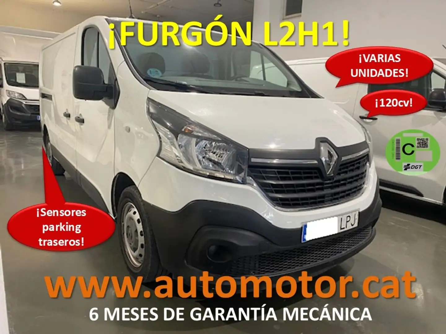 Renault Trafic Furgón 29 L2H1 dCi 88kW Blanco - 1