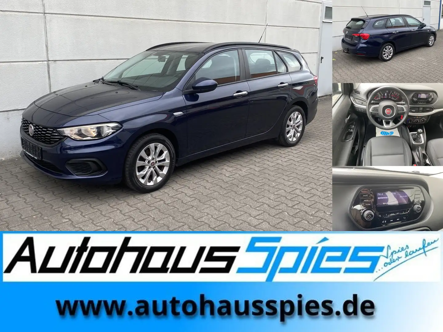 Fiat Tipo Kombi 1.4 16V  Pop Klima AHK Tmat Blau - 1
