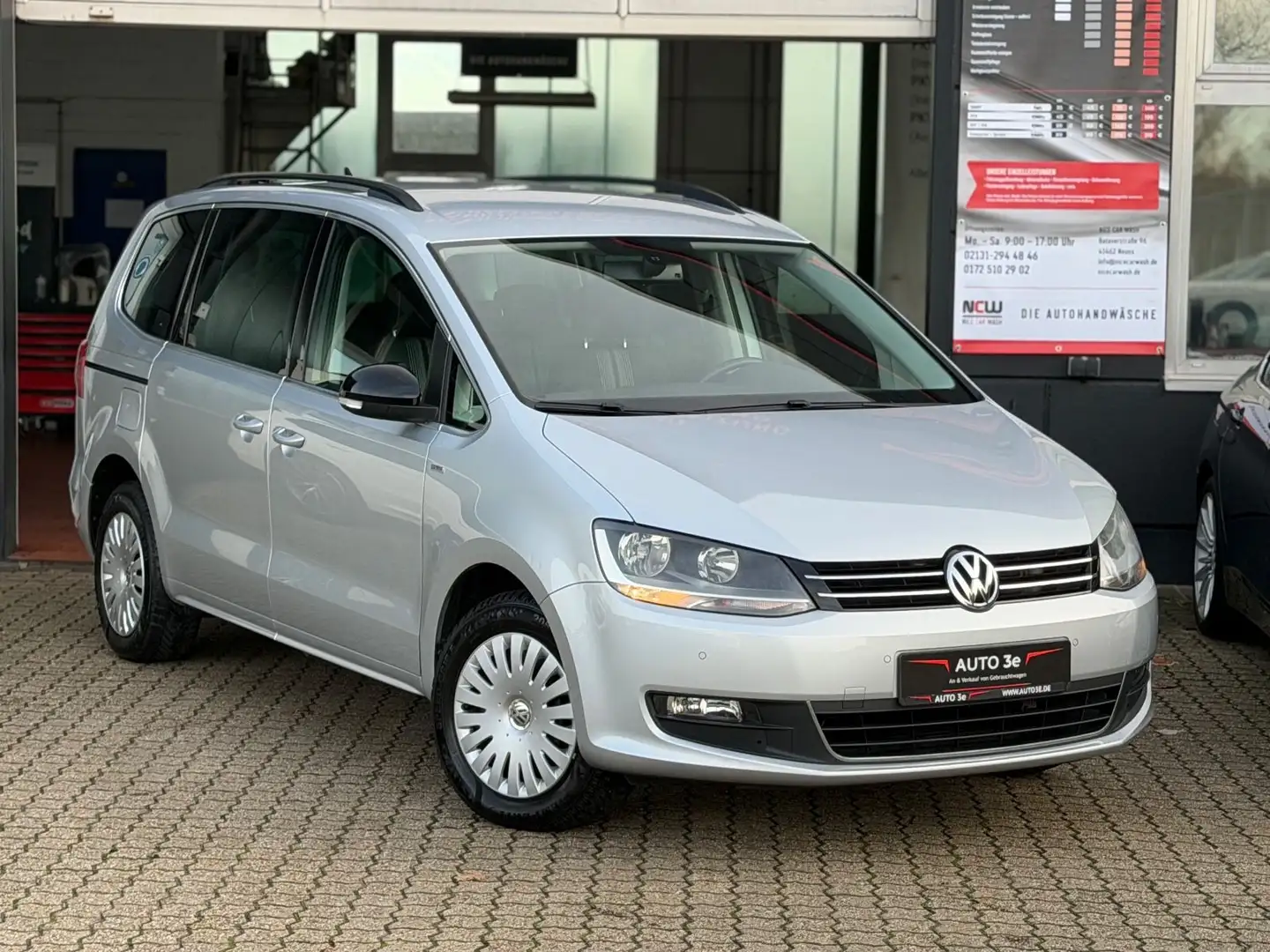 Volkswagen Sharan Match BMT Leder Navi PDC 7.Sitzer Silber - 1