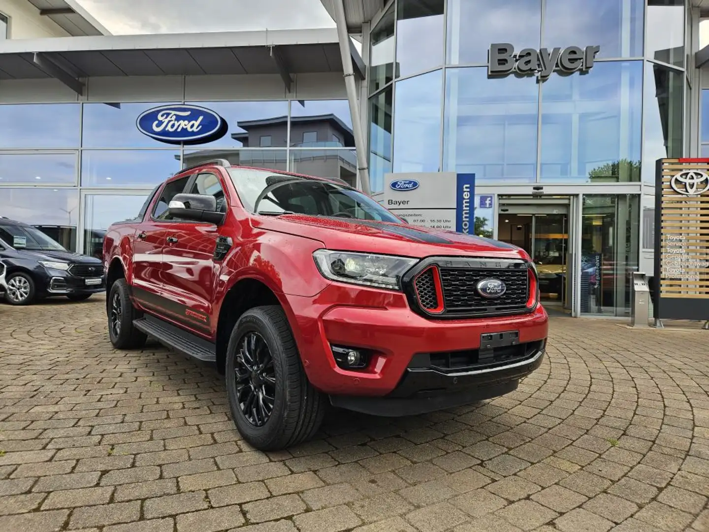 Ford Ranger 2,0 l EcoBlue Autm. Stormtrak Rouge - 1