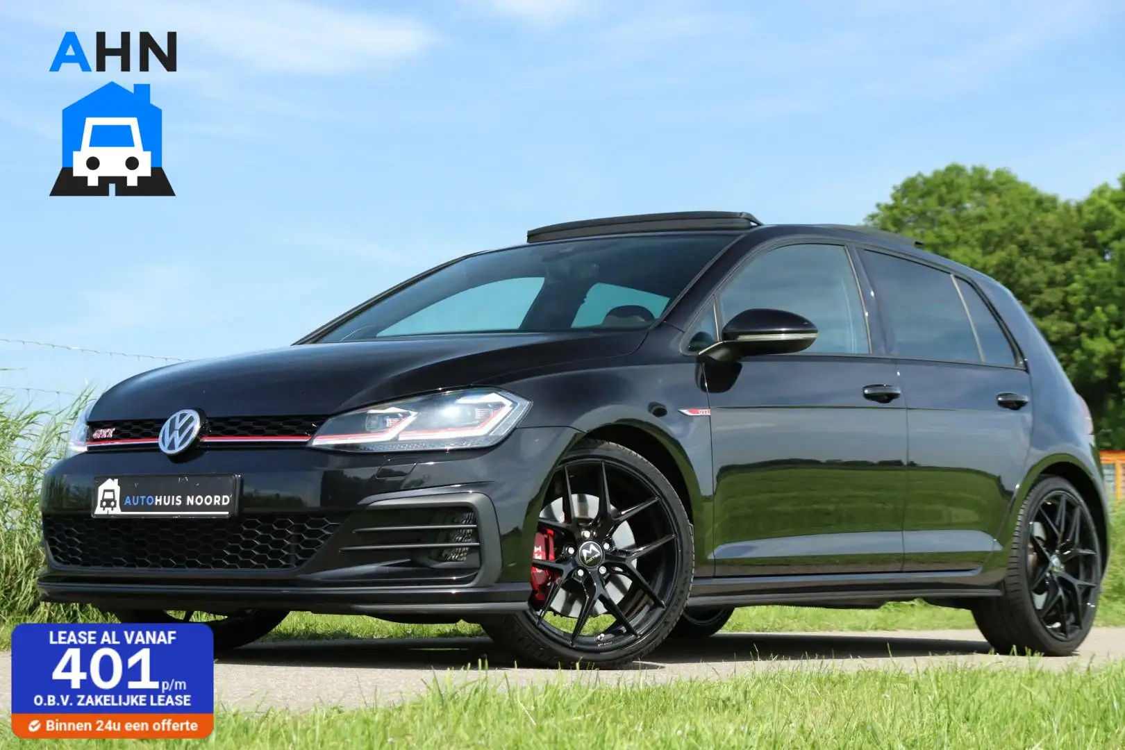 Volkswagen Golf GTI 7.5 Performance / Vol Opties! / 245PK! / DSG / ACC Zwart - 1