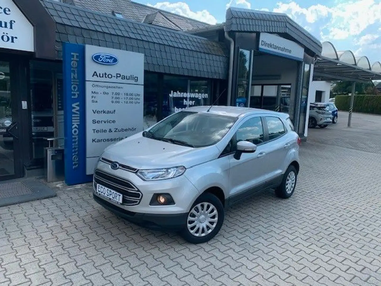 Ford EcoSport 1.5lBenzin Zahnriemen Neu nur 14.704 Km Zilver - 1