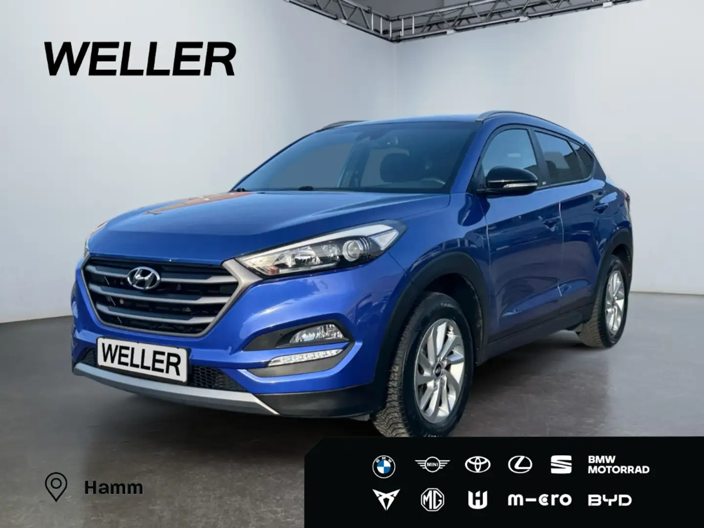 Hyundai TUCSON blue 1.6 GDi 2WD Passion *Kamera*SHZ*Navi* Blau - 1