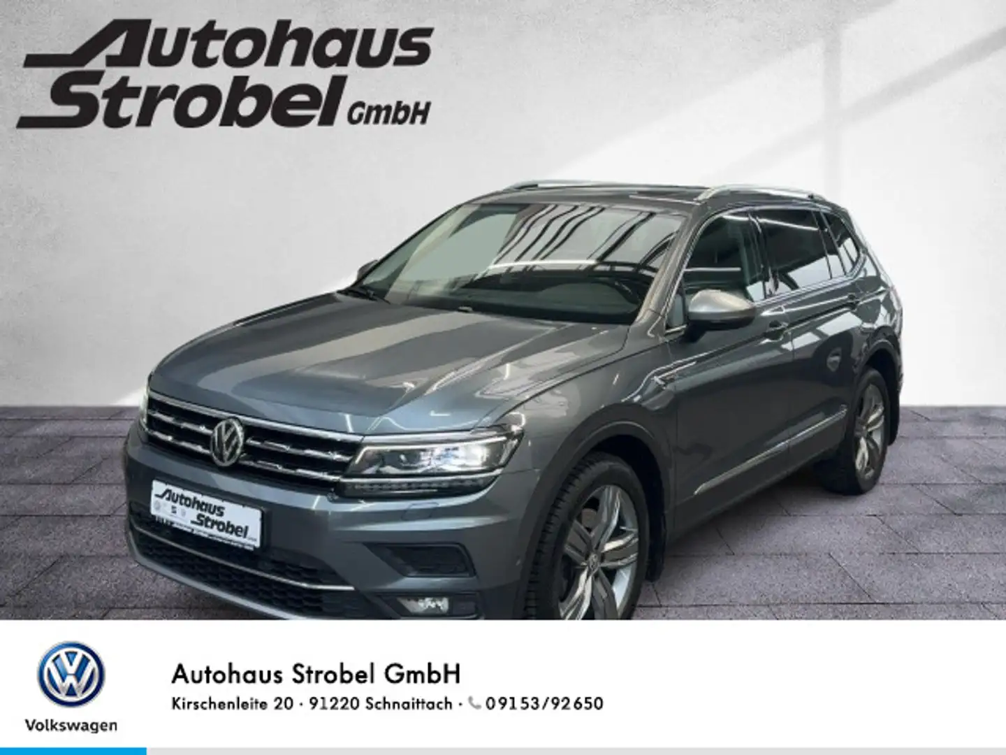 Volkswagen Tiguan Allspace 2.0 TSI DSG 4M ACC DCC AHK LED N Grau - 1