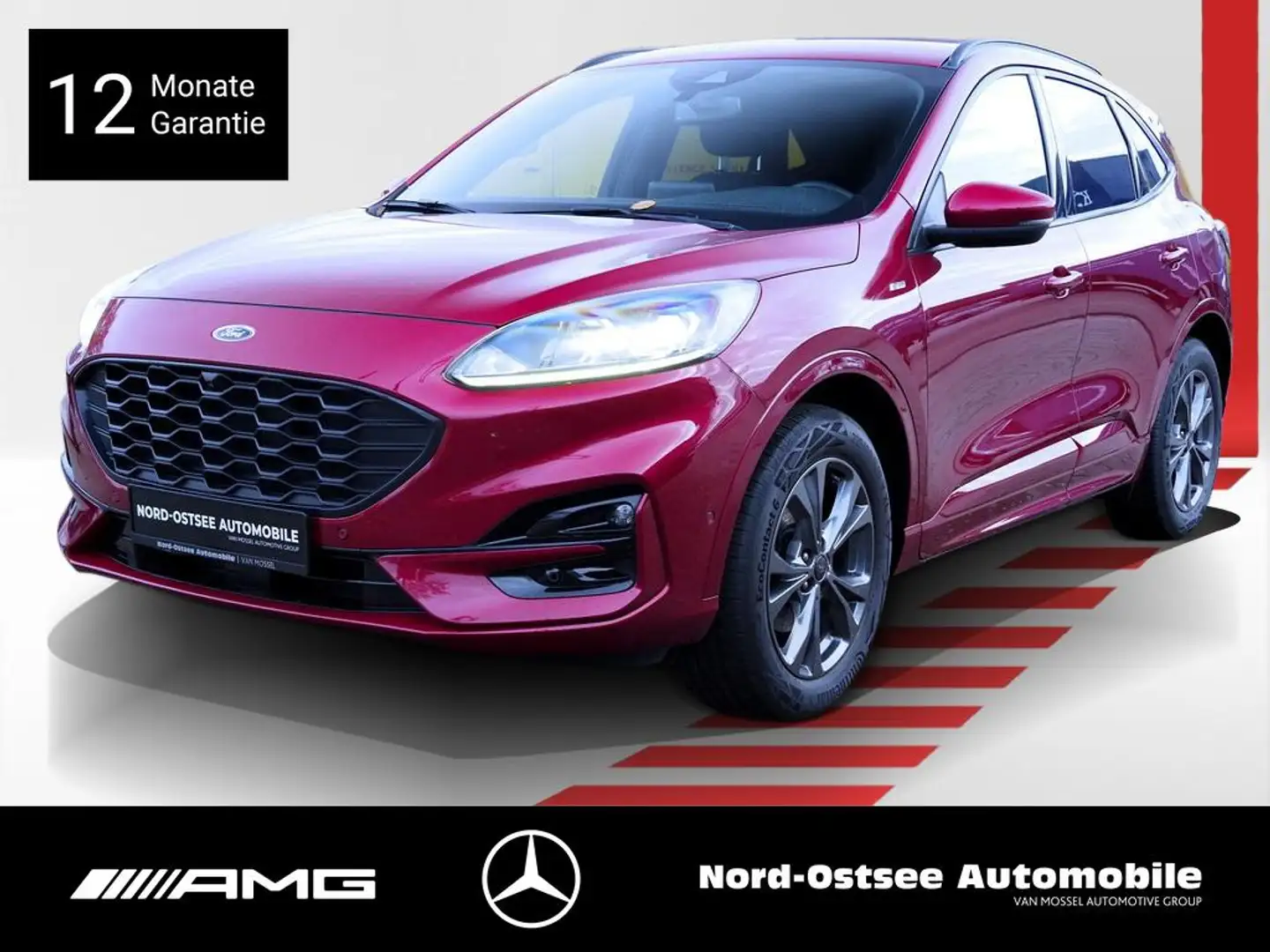 Ford Kuga 2.0 EcoBlue ST-LINE KAMERA SITZHZG KLIMA Rouge - 1