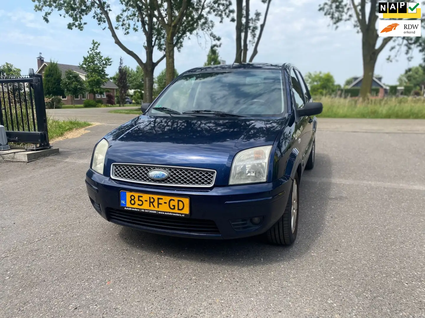 Ford Fusion 1.6-16V Futura AUTOMAAT RIJDT SCHAKELT TOP Bleu - 1