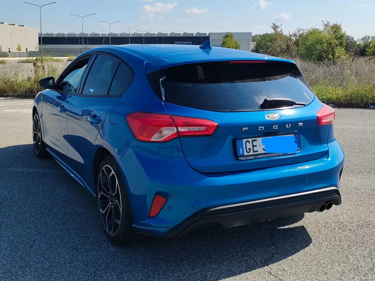 Ford Focus St-line 1.0 ecoboost 125 cv Blau - 1