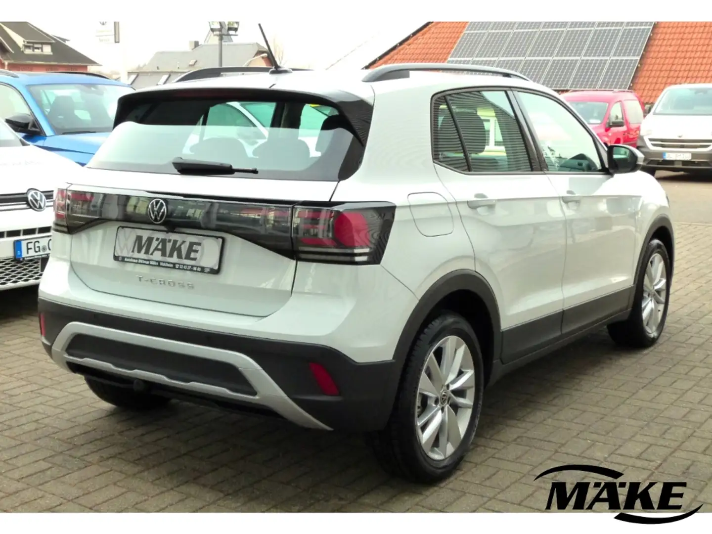 Volkswagen T-Cross 1.0 TSI DSG, Life, ACC, AHK, LED, Navi, DAB+, Weiß - 2