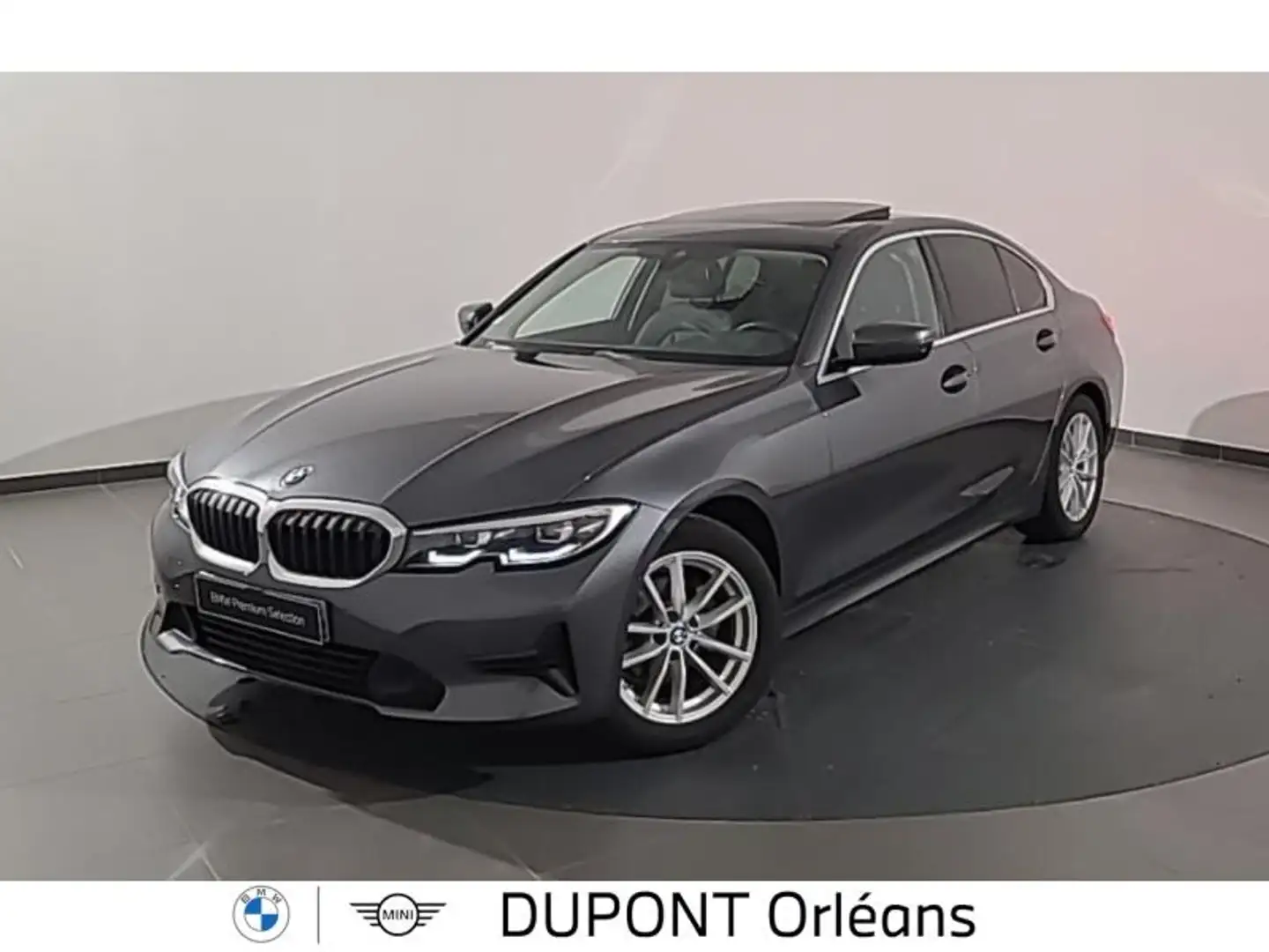 BMW 318 318dA 150ch Business Design Gris - 1