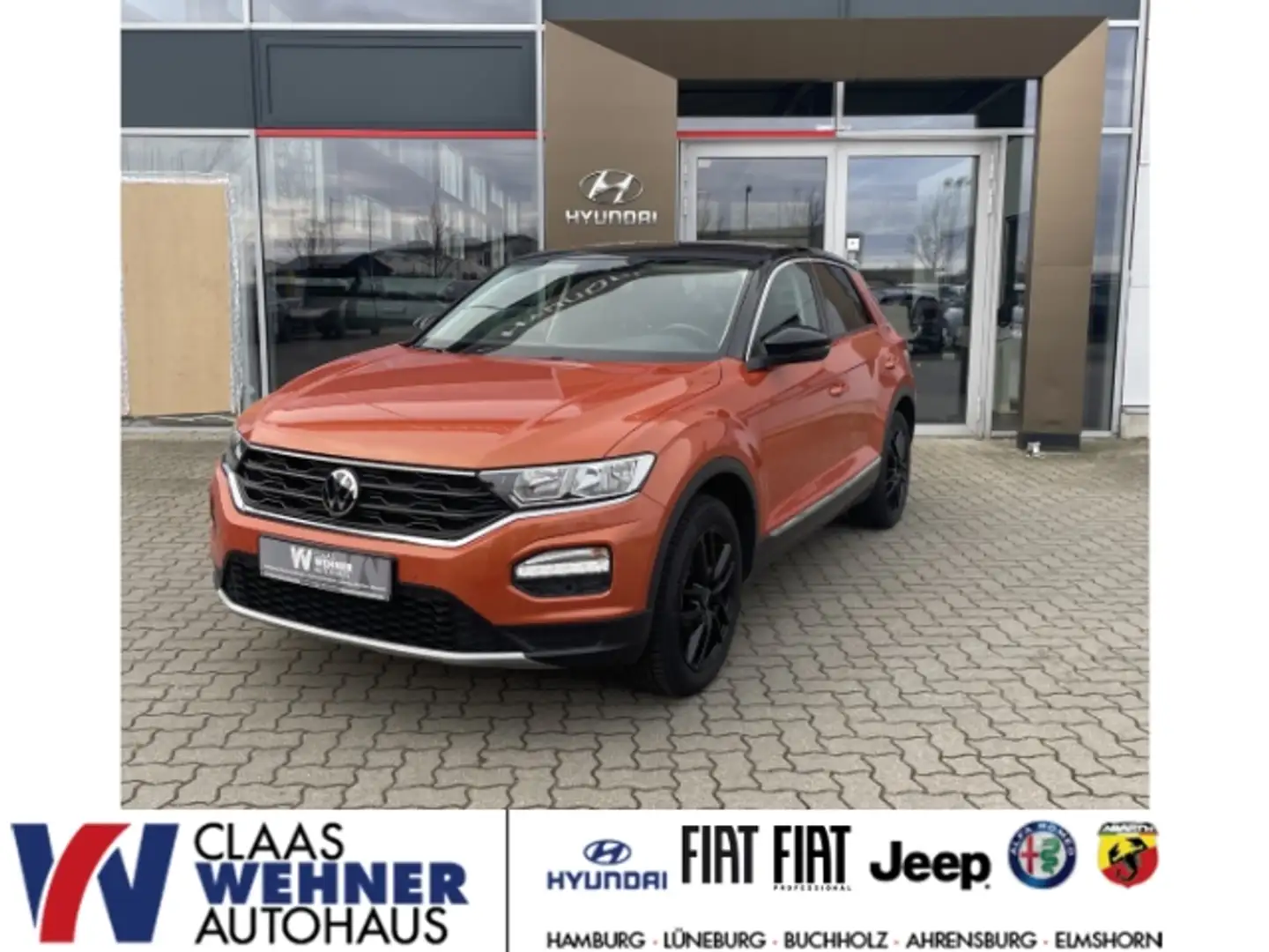 Volkswagen T-Roc 2.0 TDI DSG United *AHK *El. Heckklappe *8-fach be Orange - 1