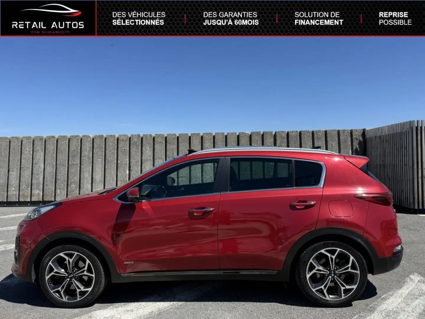 Kia Sportage 1.6 CRDi 136ch ISG GT Line Premium 4x4 Rouge - 2